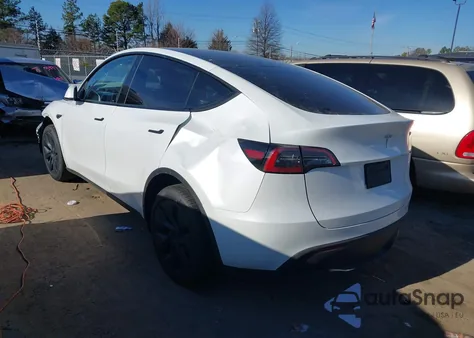 2025 Tesla Model Y Long Range Dual Motor All-Wheel Drive из США, поврежденный, VIN 7SAYGDED9SA342374
